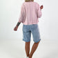 Light Blouson with Tie Detail - Pink
