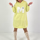 Long Hoodie/Dress Model "Edition M" - yellow