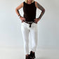 Ripp Tank Top  - mokka