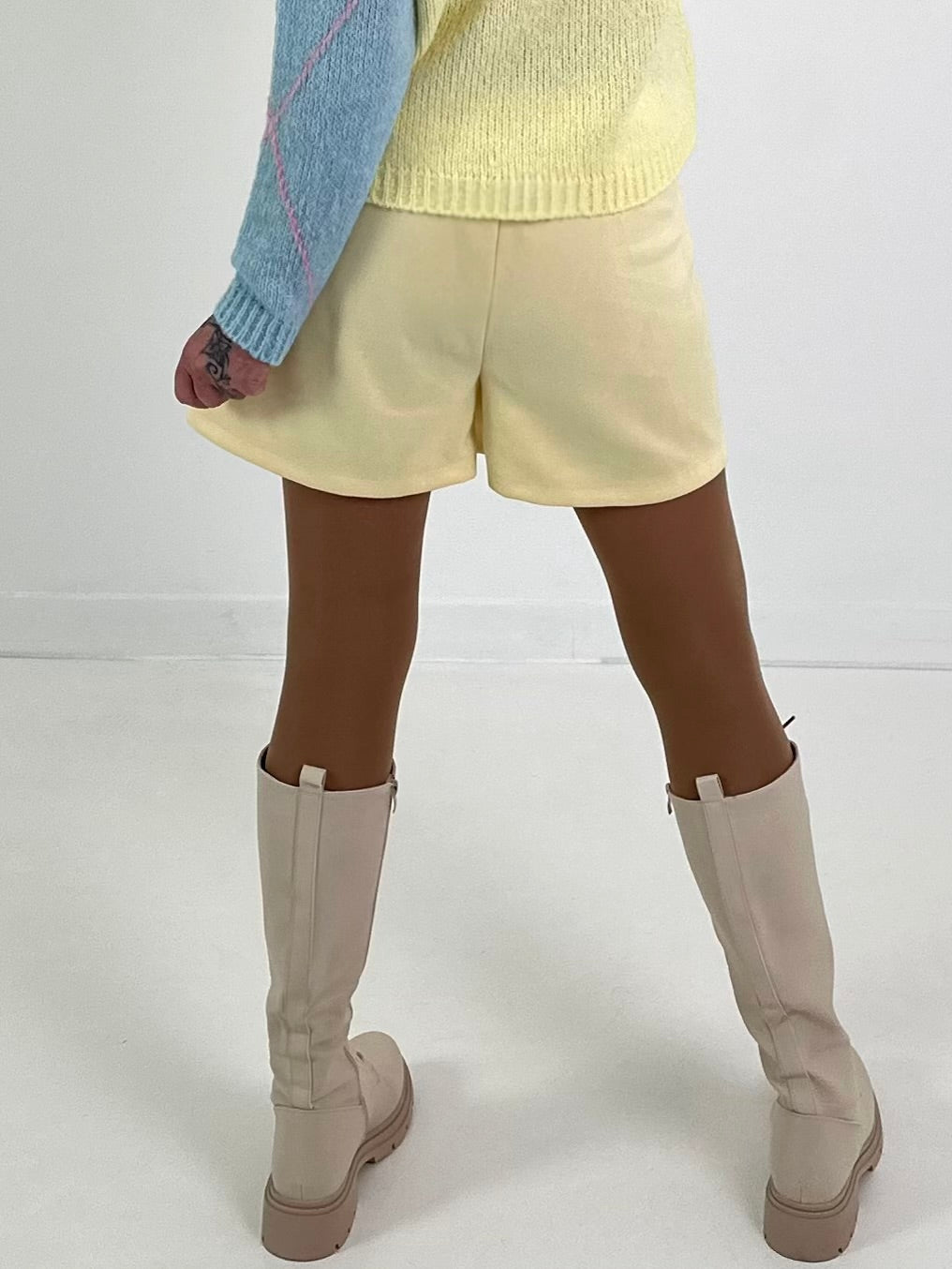 Rock Shorts Model "Finetime" - yellow