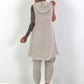 Linen two-piece set - beige