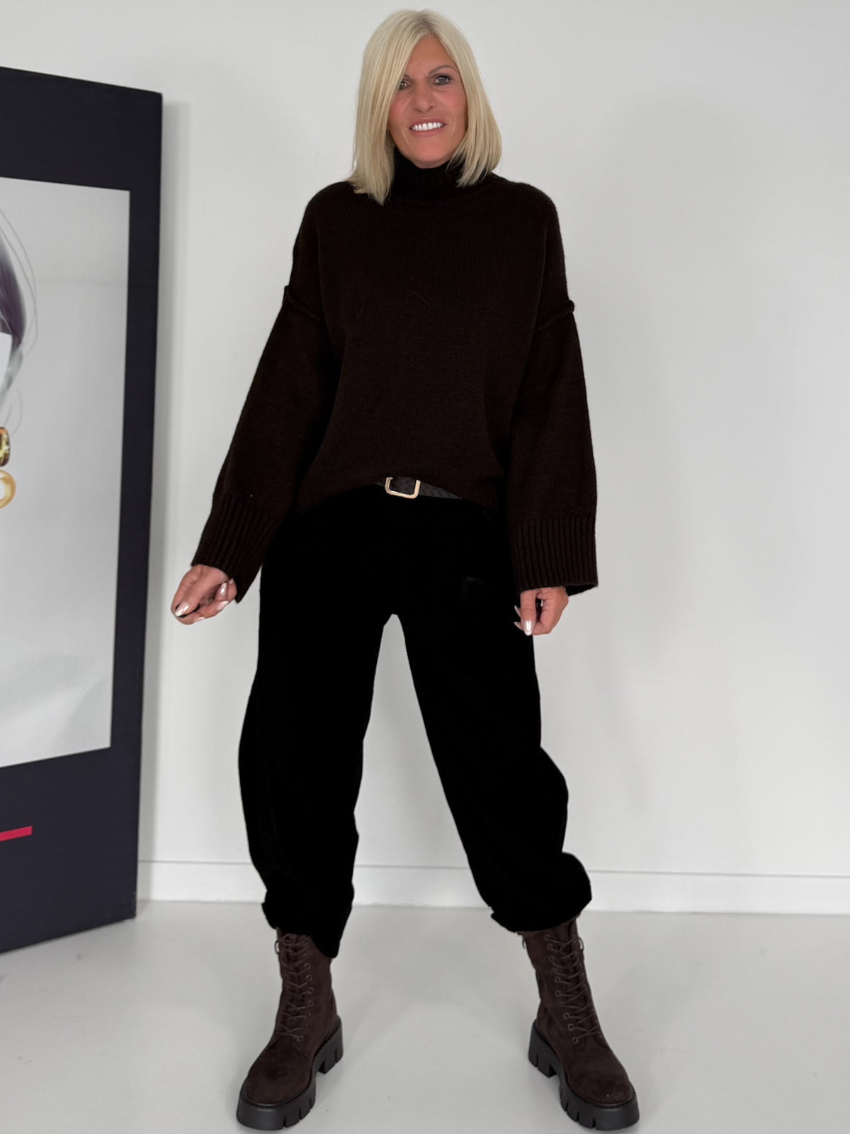 Kuscheliger Pullover - mokka