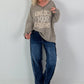 Oversized Shirt Unlock Your Dreams - Taupe