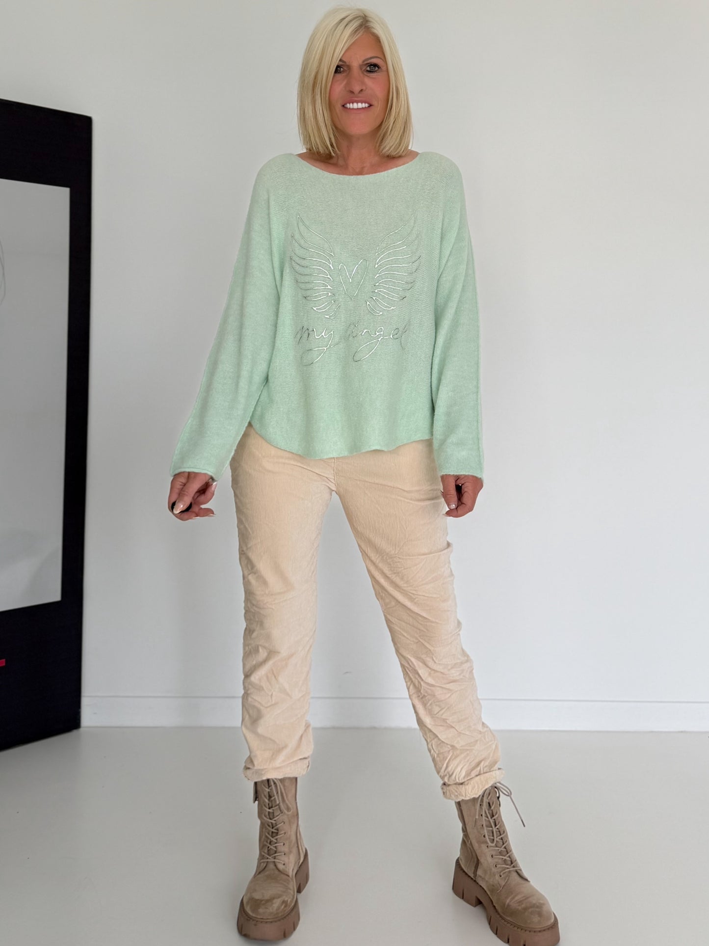 Soft sweater My Angel - mint
