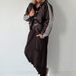Bomberjacke mit Kapuze - mokka
