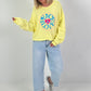 Sweater Peace&Love - gelb