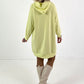 Long Hoodie/Dress Model "Edition M" - yellow