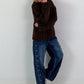Chunky knit sweater - mocha