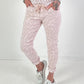 Broek met patroon - roze