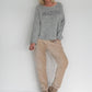 Weicher Pullover Whatever - grau