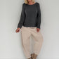 Weicher Basic Pullover - anthrazit