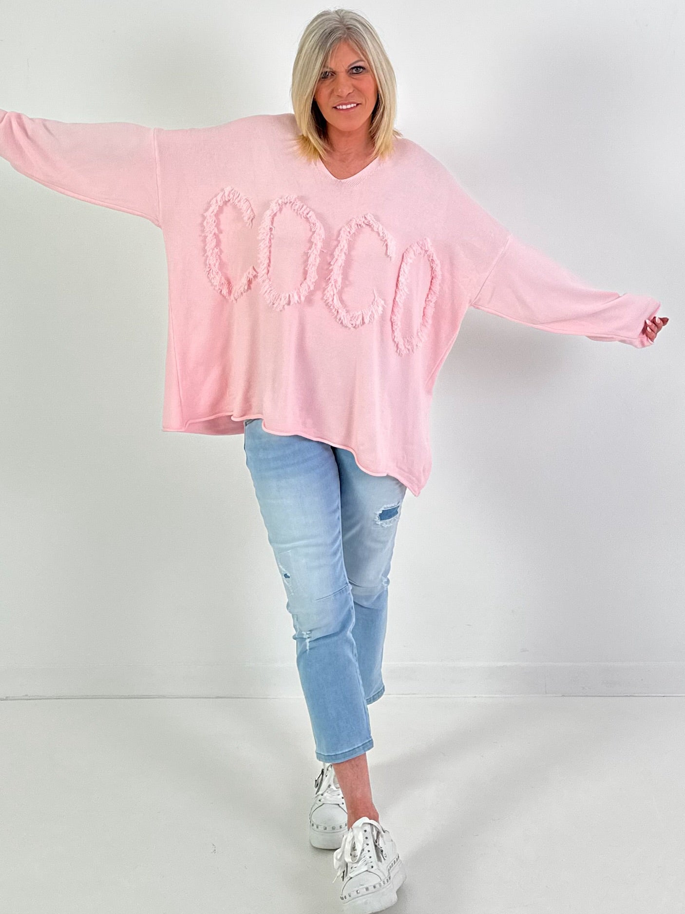 Pullover Modell "Coco" - rosa