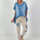 Jeans shirt Perfectly Imperfect - dark blue