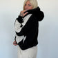 Weicher Pullover im Rautenmuster - beige-schwarz