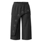 Hose mit Overlay und Metallösen - schwarz