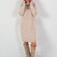 Knitted dress model "Shine Story" - beige