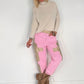 Basic Turtleneck-Pullover - beige