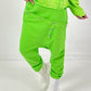 Baggy Hose Modell "Button-Belt" - apfelgrün ( lieferbar ab ca. 12.12.25)