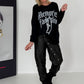 Sweater Memories Fade Glow - schwarz
