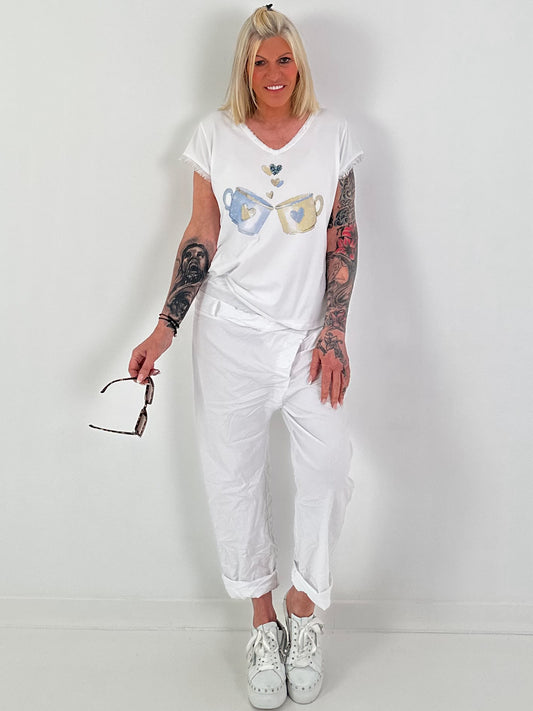 T-Shirt Cups - weiss