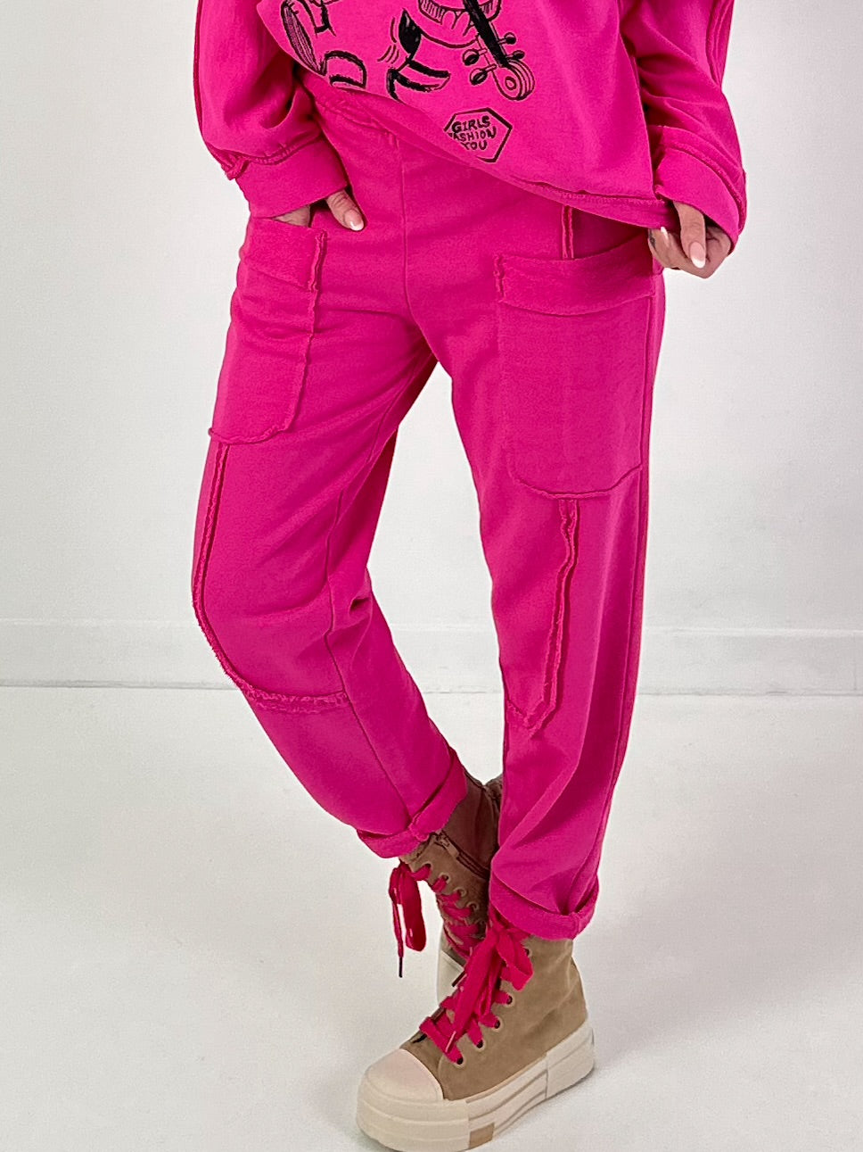 Hose Modell "Urban Pocket Flair" - pink