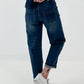 Jeans Hose mit aufwendigen Details  - denim