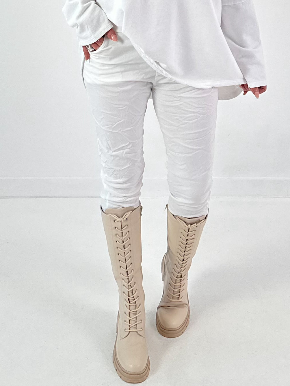 Trousers model "Daily Ready" - white