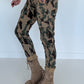 Cargo Hose mit Camouflage-Print - camel-oliv-mehrfarbig