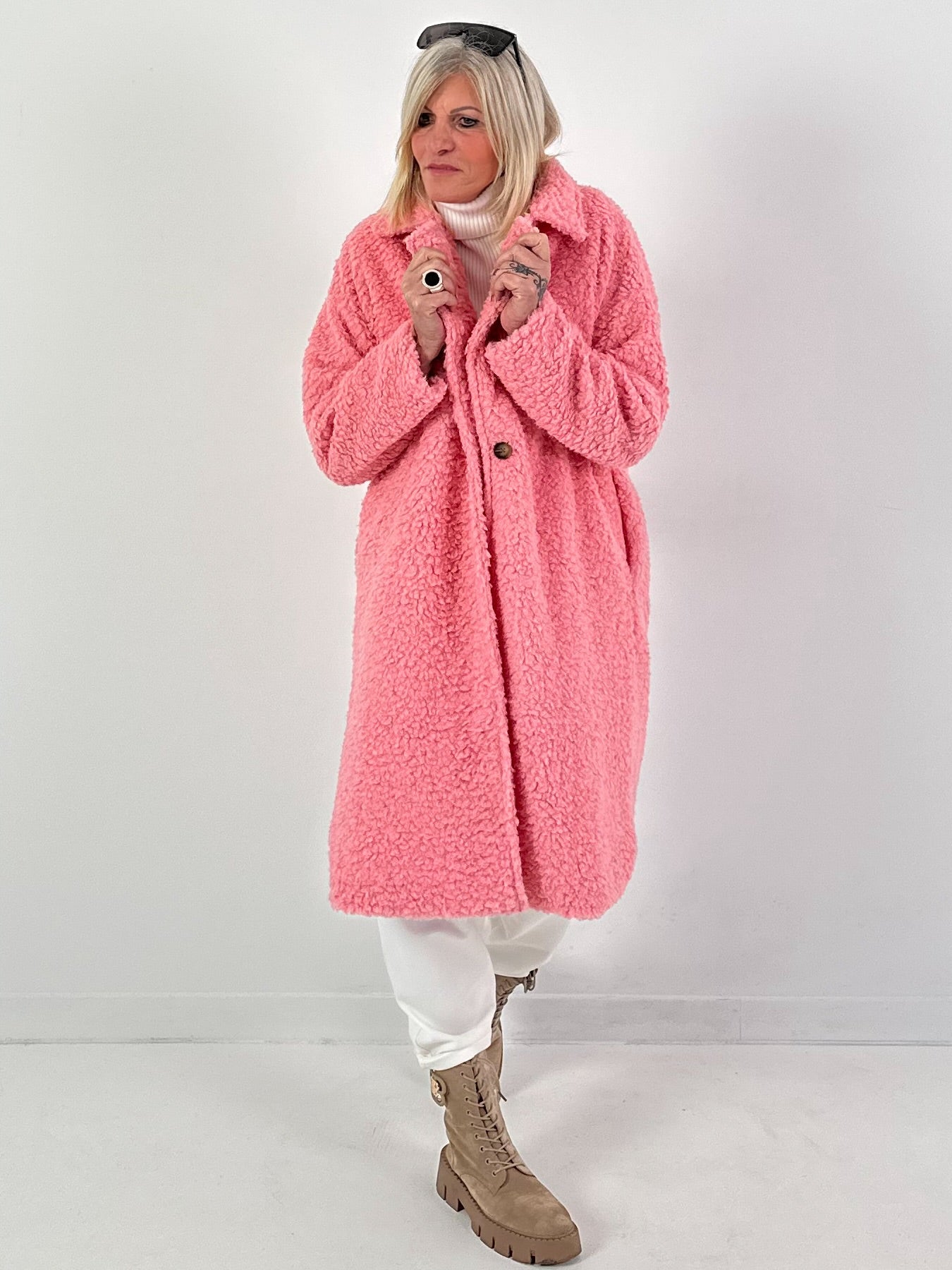 Teddyjas model "Cozy Classics" - roze
