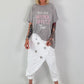 Oversized T-Shirt on Tour - grau