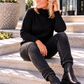 Basic Turtleneck - black