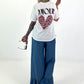 T-Shirt Amour Leo - white-rose