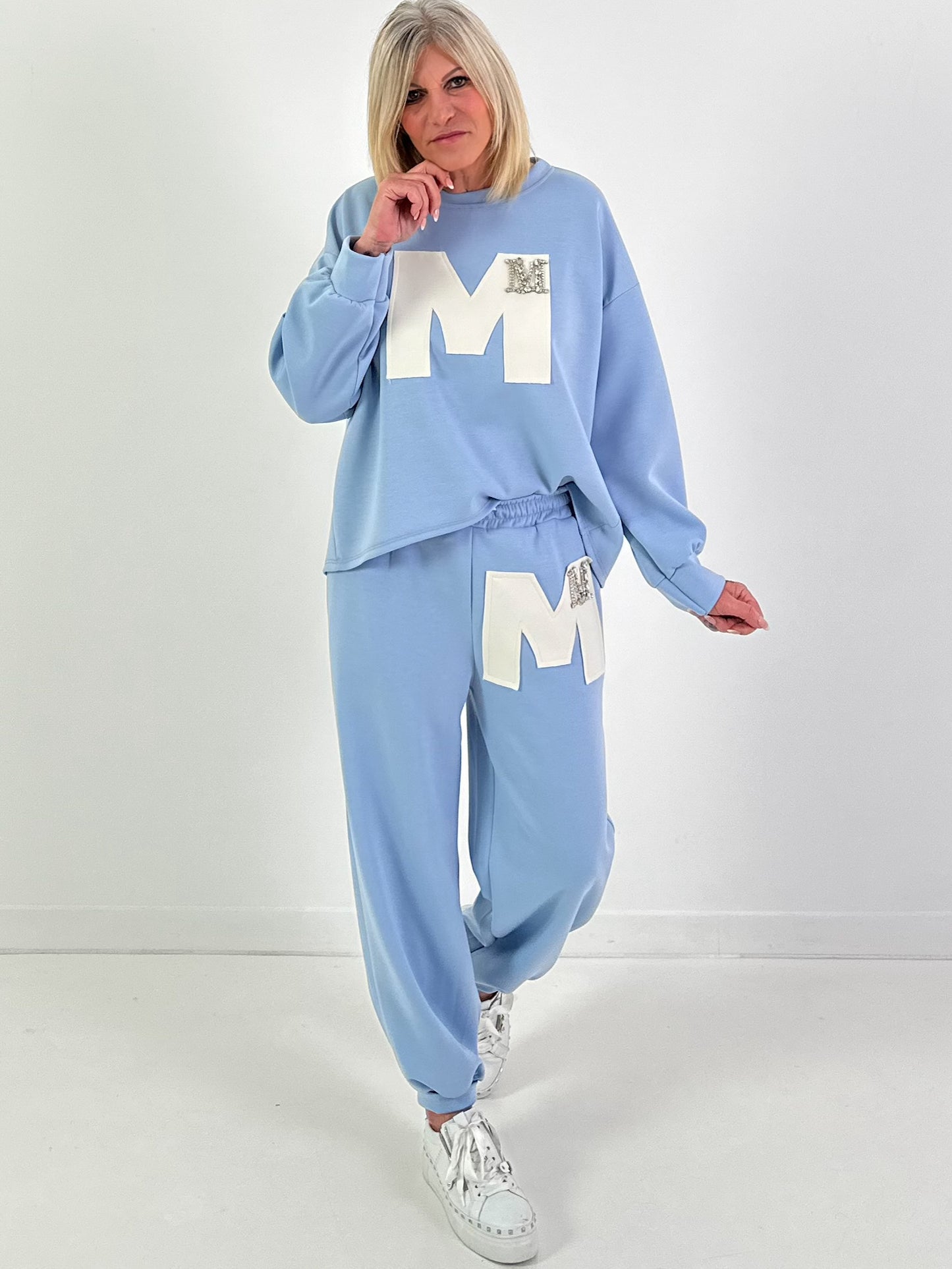 Broek model "Edition M" - lichtblauw