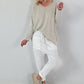 Oversized Shirt stone washed - beige