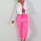 Short jacket with back print - white