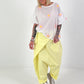 Blouse shirt with "puff sleeves" - white