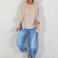 Oversized Linen Shirt - beige
