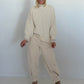 Weiche Strickmütze im Rautenmuster - beige-taupe