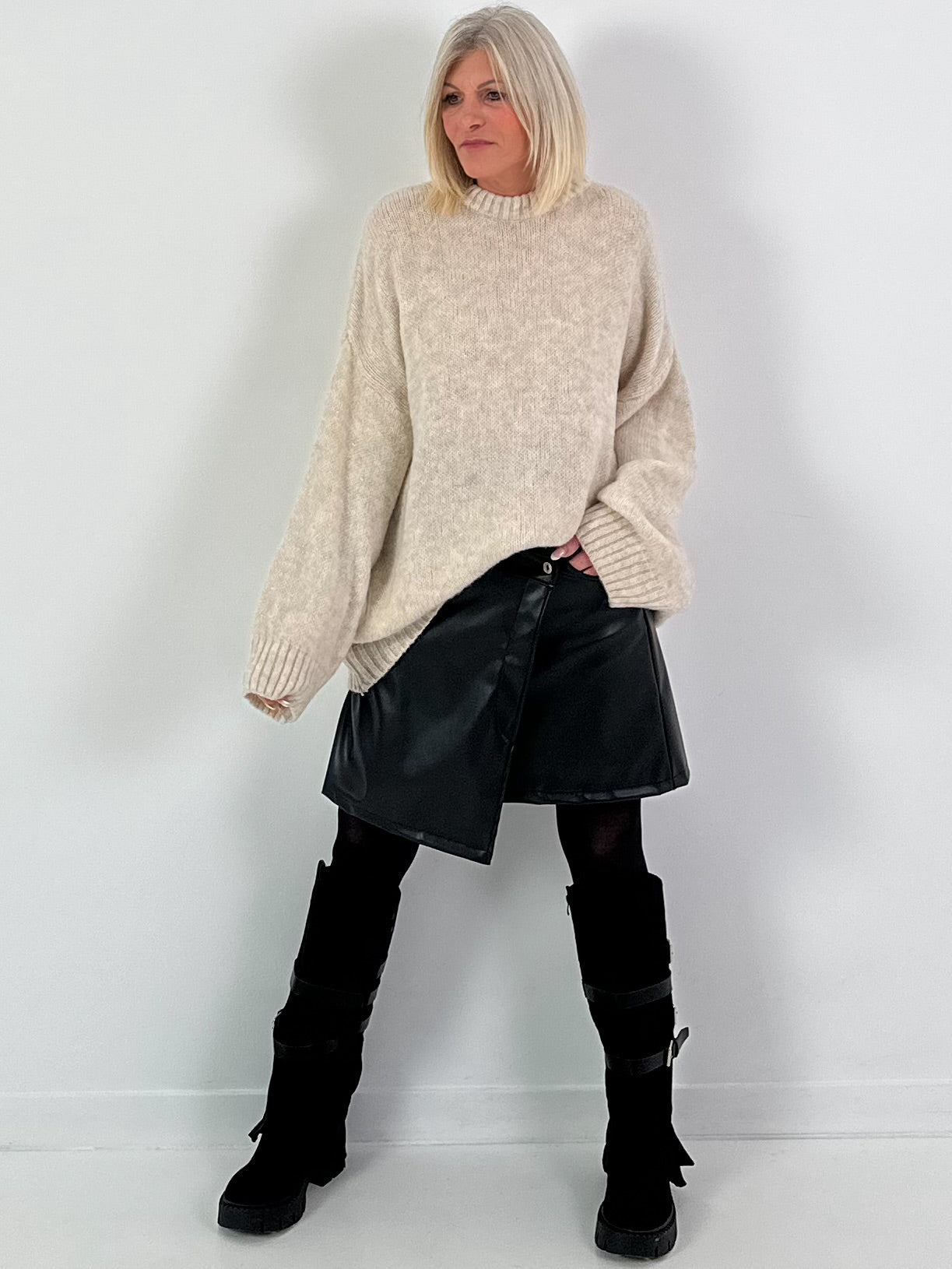 Pullover Modell "Shine Bright" - beige