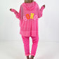 Oversized Mesh Hoodie Soho - neon pink