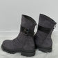 Bootie model "Buckle" - anthracite