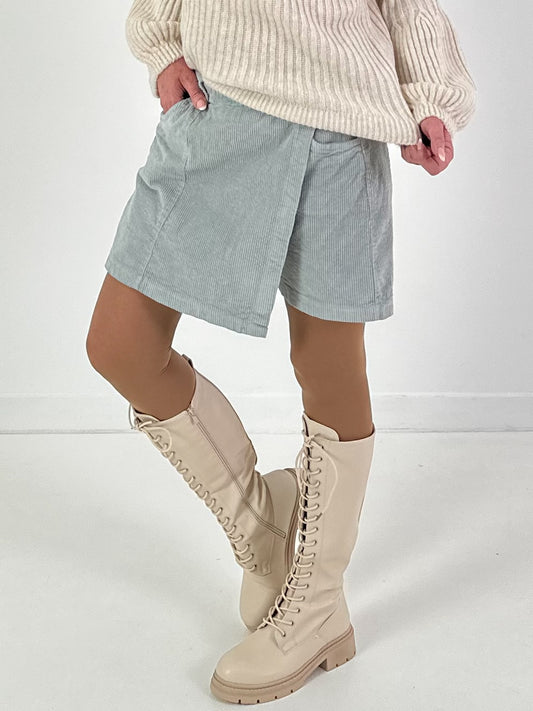 Rokje/short model "Skorty" - lichtgrijs