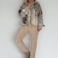 Jeansjacke mit Teddy-Print - used-grey