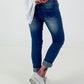 Melly & Co. Jeans with distressed details - blue