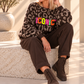 Leo Iconic Sweater - mocha multicolored
