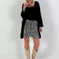 Crochet Jacket with Lurex - Black