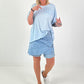 T-Shirt OK! - hellblau