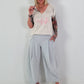T-Shirt with statement print - beige