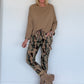 Kastiges Shirt - camel