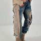 Women's jogg jeans in a used look - denim
